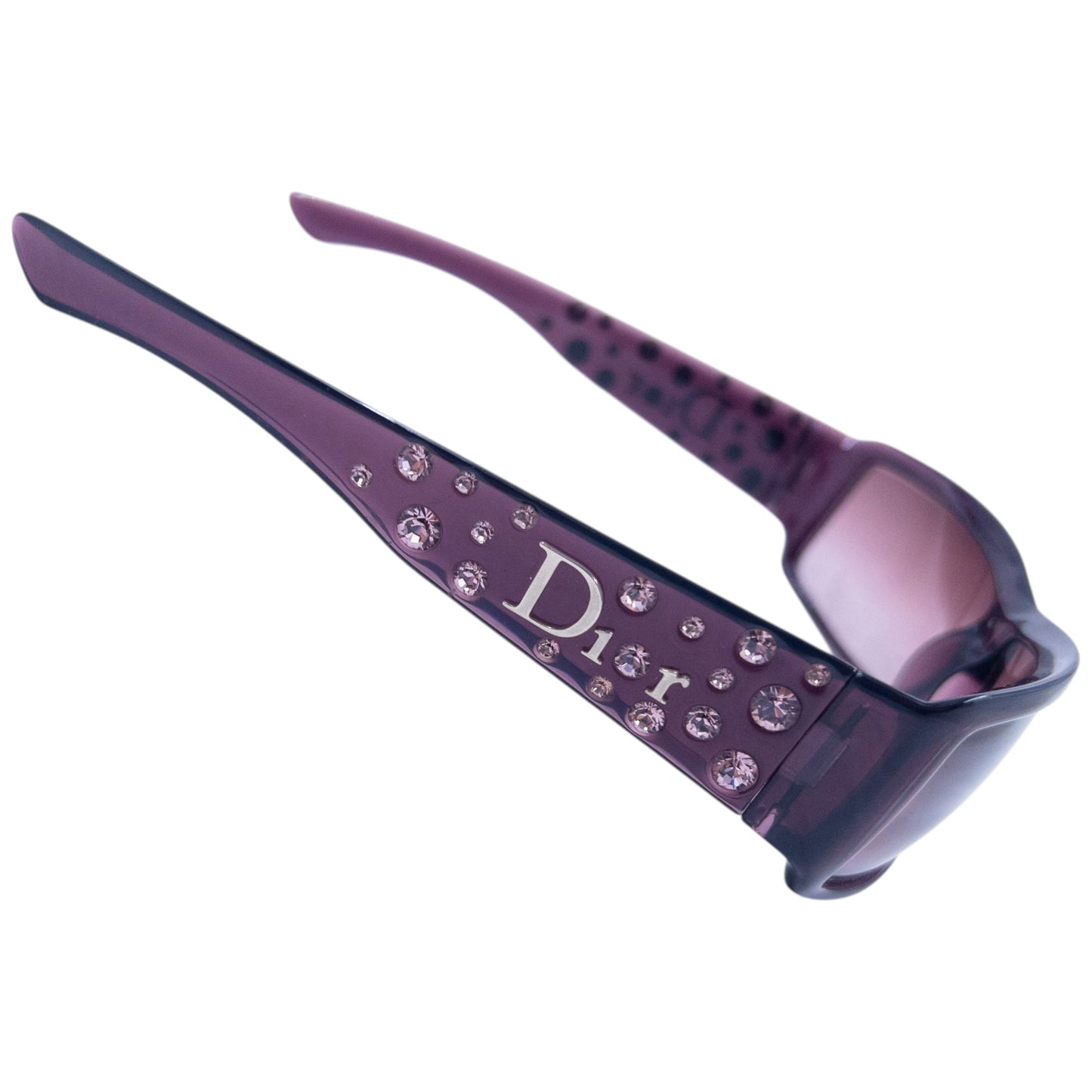 Vintage 2000s Dior By John Galliano Diamanté Jewel Sunglasses
