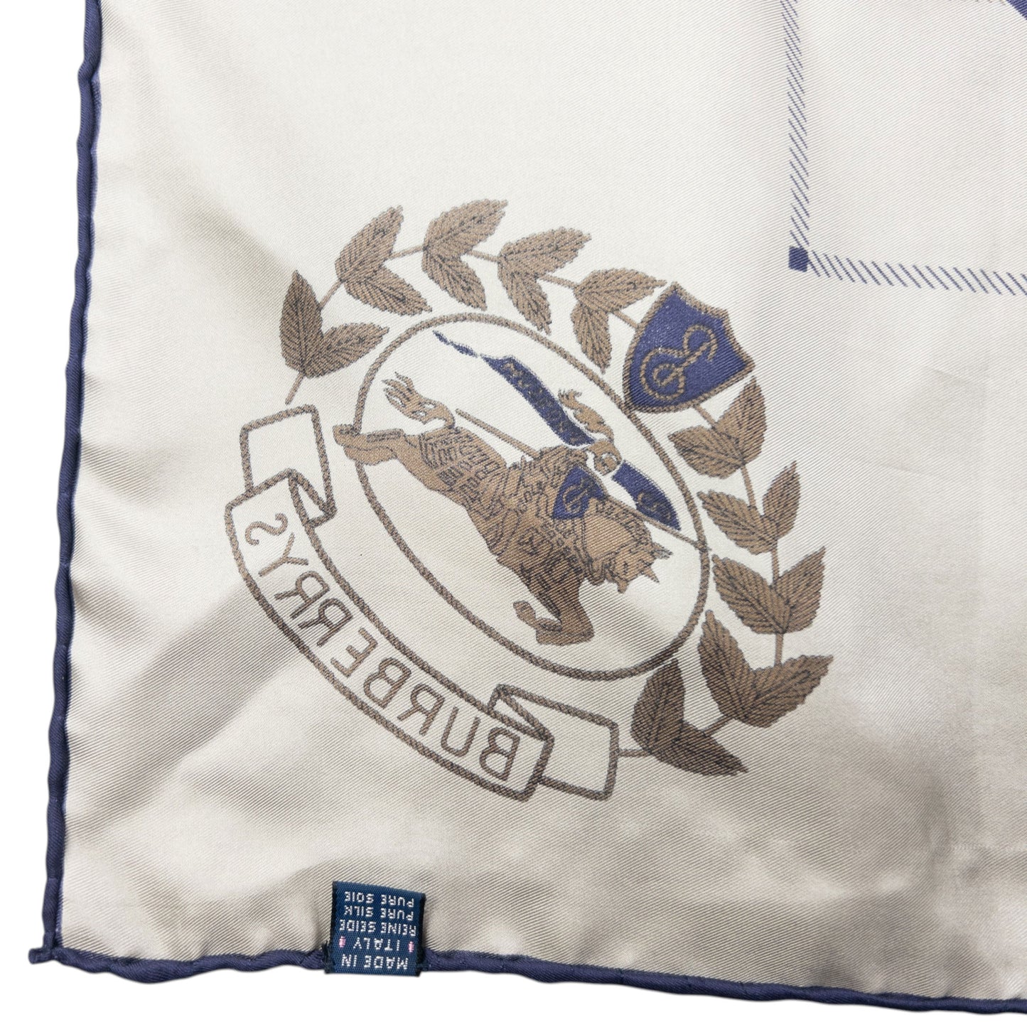 Vintage 90s Burberry Silk Scarf