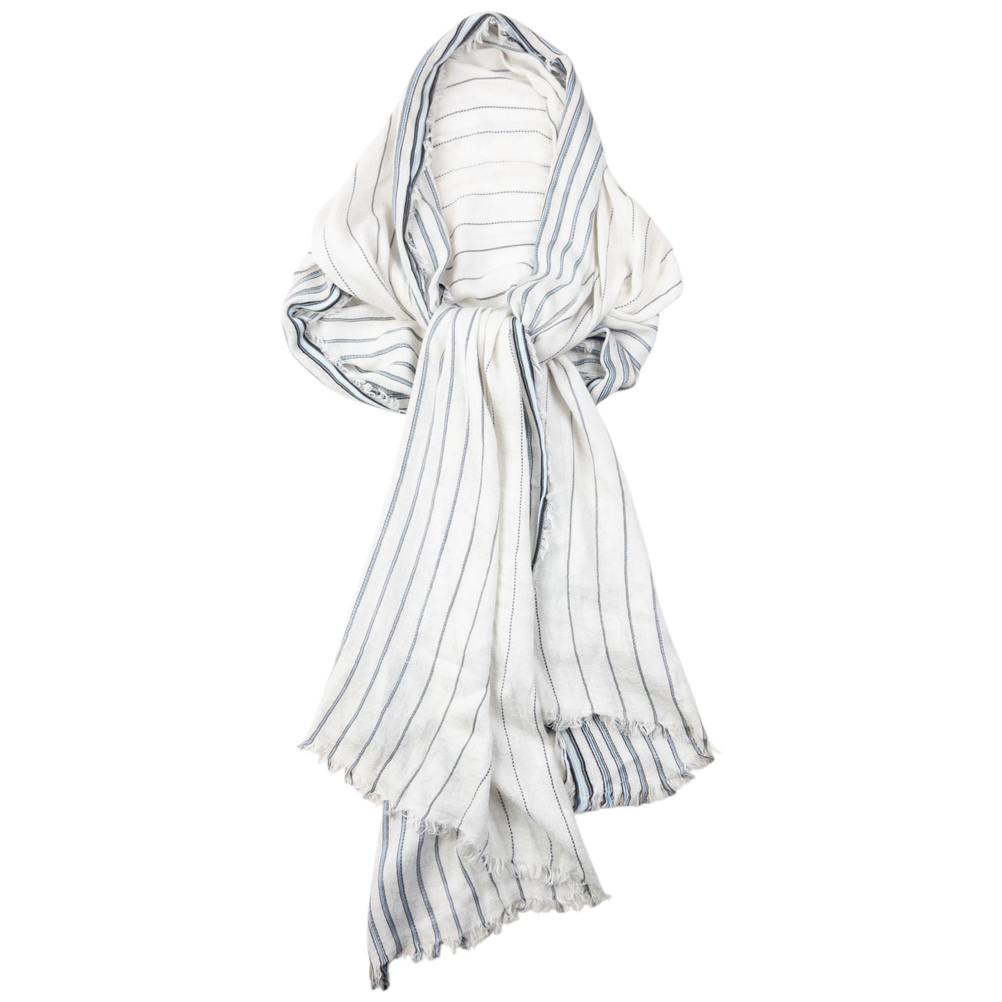 Vintage 2000s Gucci Striped Monogram Scarf