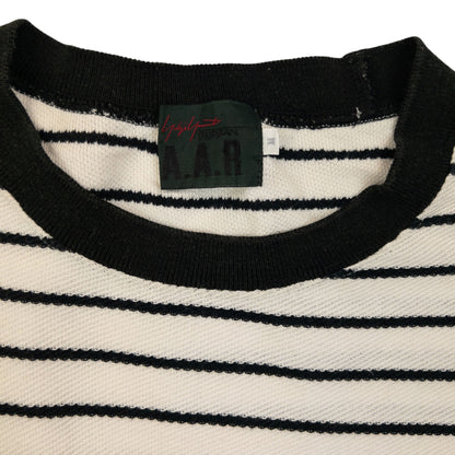 Vintage 90s Yohji Yamamoto D'Urban A.A.R Striped Long Sleeve T Shirt Womens Size M