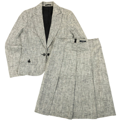 Vintage 2000s Burberry Jacket & Pleated Skirt Suit Set Womens Size M