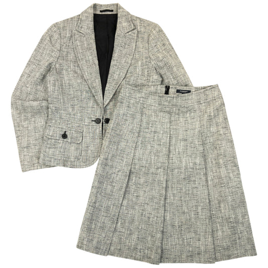 Vintage 2000s Burberry Jacket & Pleated Skirt Suit Set Womens Size M