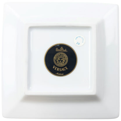 Vintage 2000s Versace Rosenthal Medusa Pattern Ash Tray