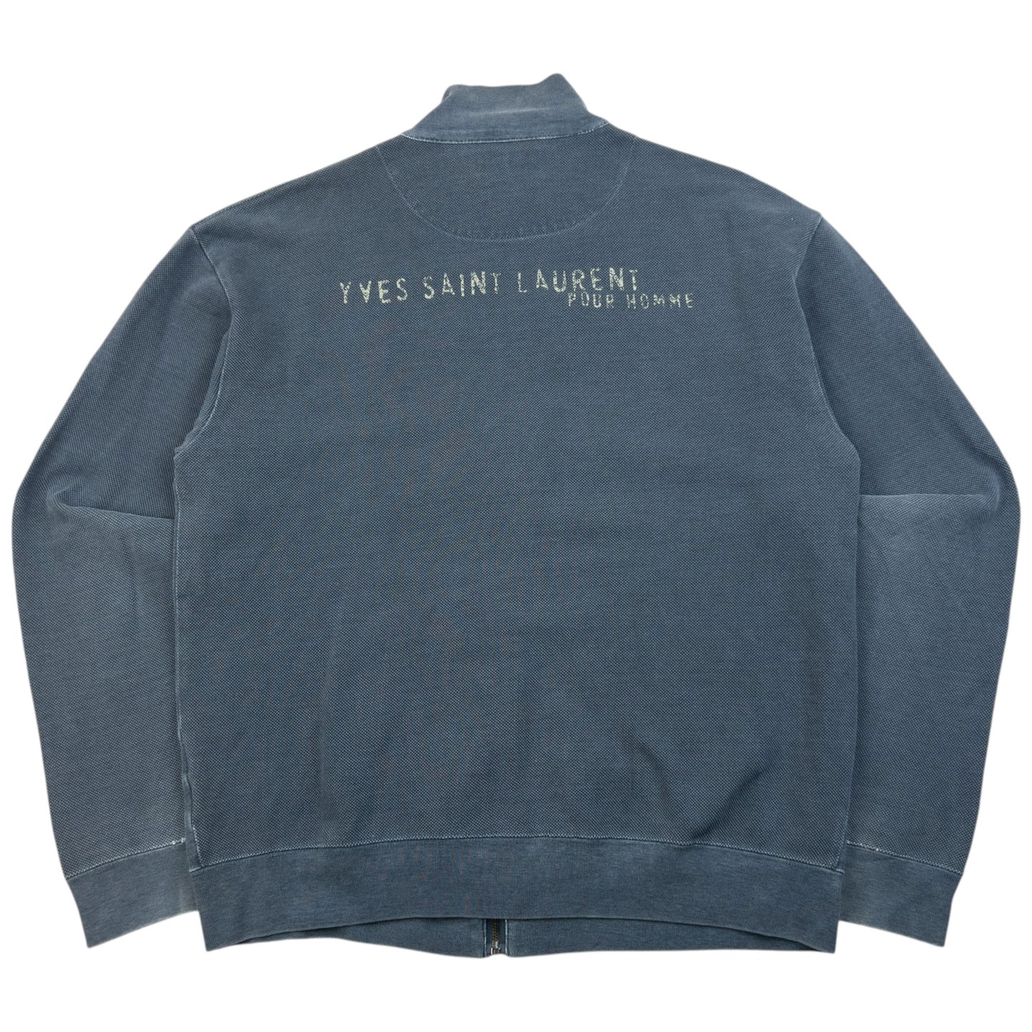 Vintage 2000s YSL Yves Saint Laurent Zip Up Sweatshirt Size M
