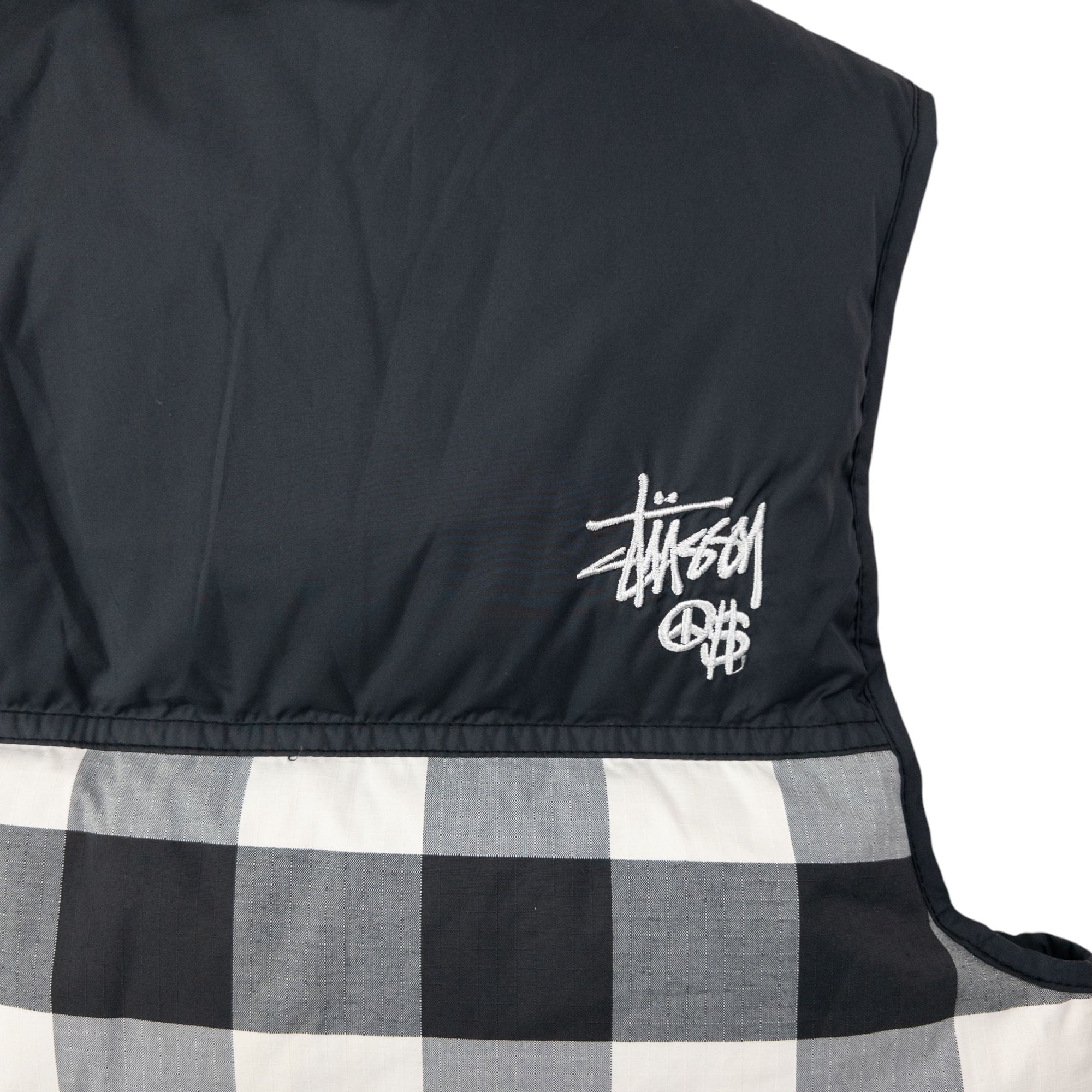 Vintage Stussy GIRLS Zip Up Puffer Gilet Womens Size M