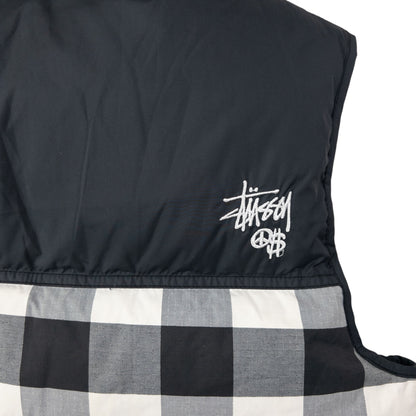 Vintage Stussy GIRLS Zip Up Puffer Gilet Womens Size M