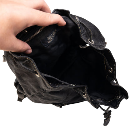 Vintage Jean Paul Gaultier Leather Bucket Backpack