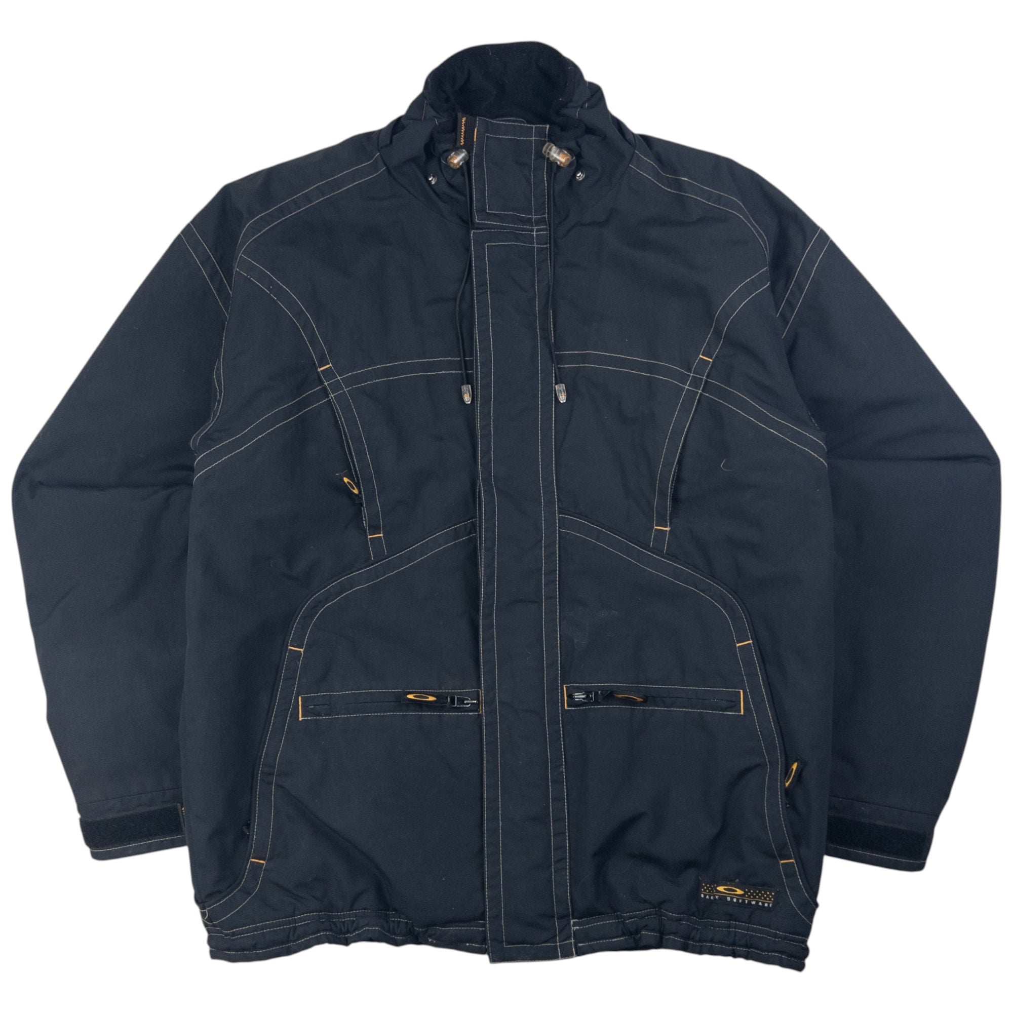 Vintage Oakley Zip Up Snowboarding Jacket Size L