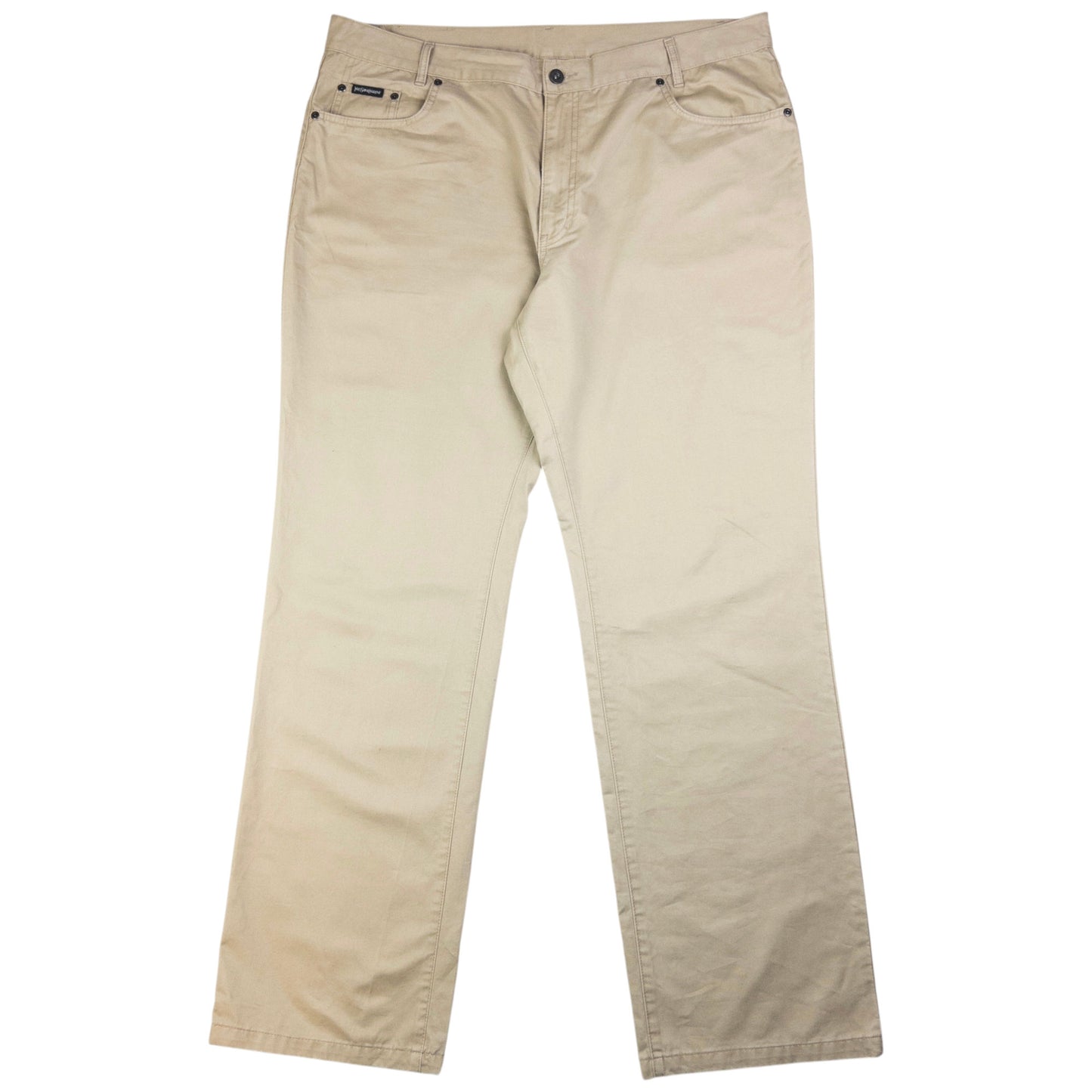 Vintage YSL Yves Saint Laurent Embroidered Chino Trousers Size W40