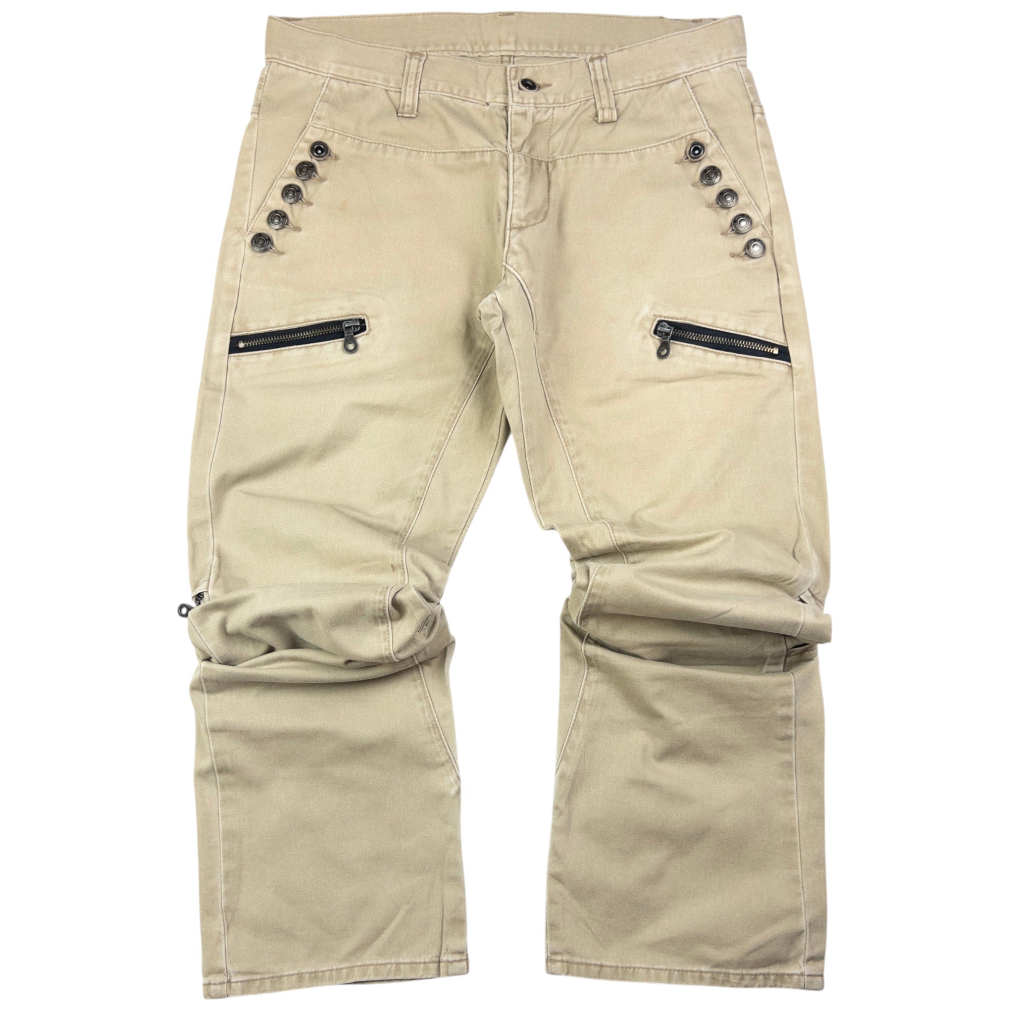 Vintage PPFM Zip Leg Trousers Size W32