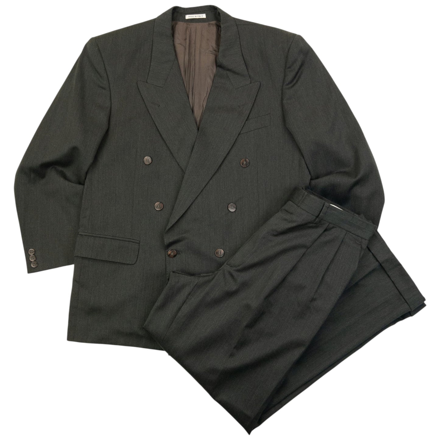 Vintage 90s YSL Yves Saint Laurent Jacket & Trousers Suit Set Size M