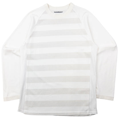 Vintage 90s Good Enough RESONATE Striped Long Sleeve T Shirt Size M