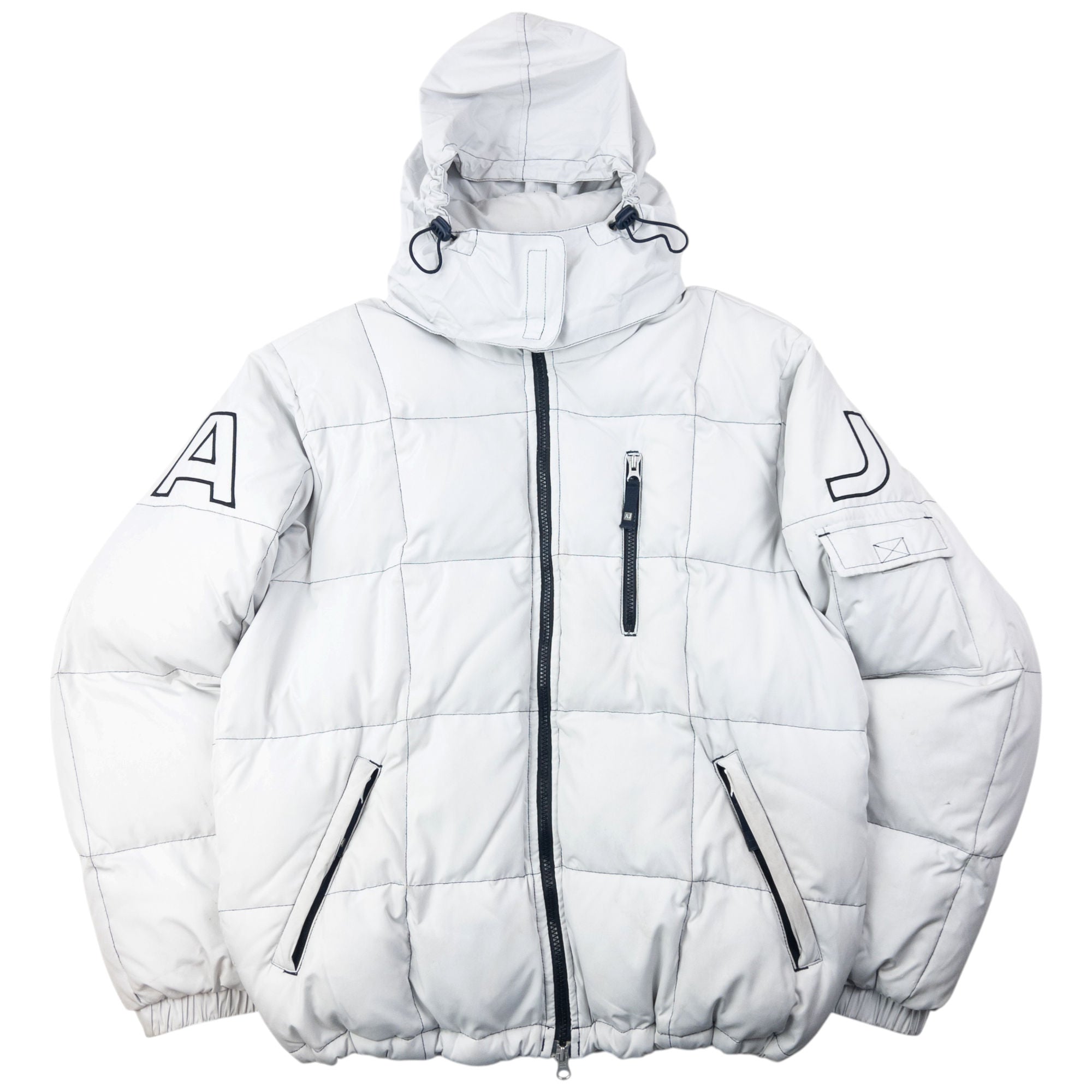 Vintage 2000s Armani Jeans Quilted Puffer Jacket Size M