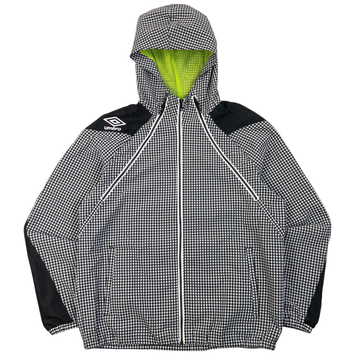 Vintage 2000s Umbro Triple Zip Checkered Jacket Size M