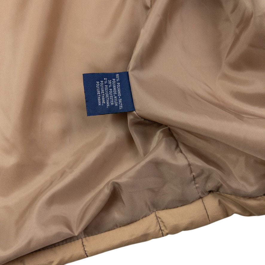 Vintage Burberry Fur Collar Padded Jacket Womens Size L