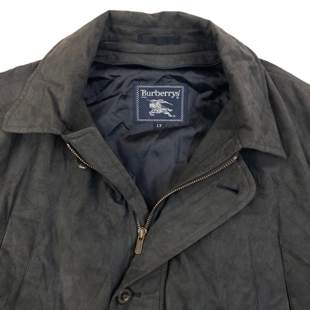 Vintage 90s Burberry Zip Up Jacket Size L