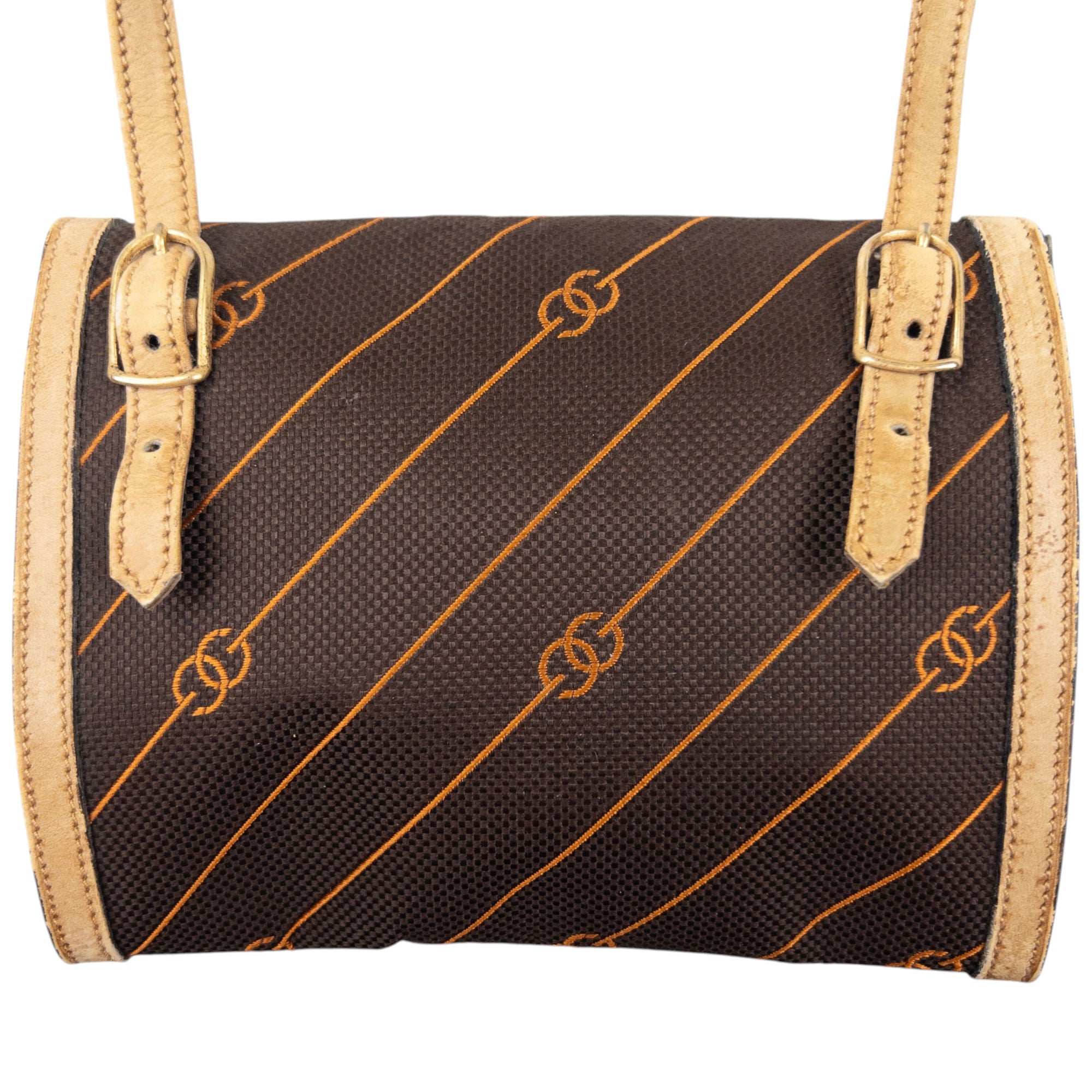 Vintage Gucci Striped Mini Crossbody Bag