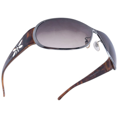 Vintage 2000s Prada Tortoise Shell Flower Sunglasses
