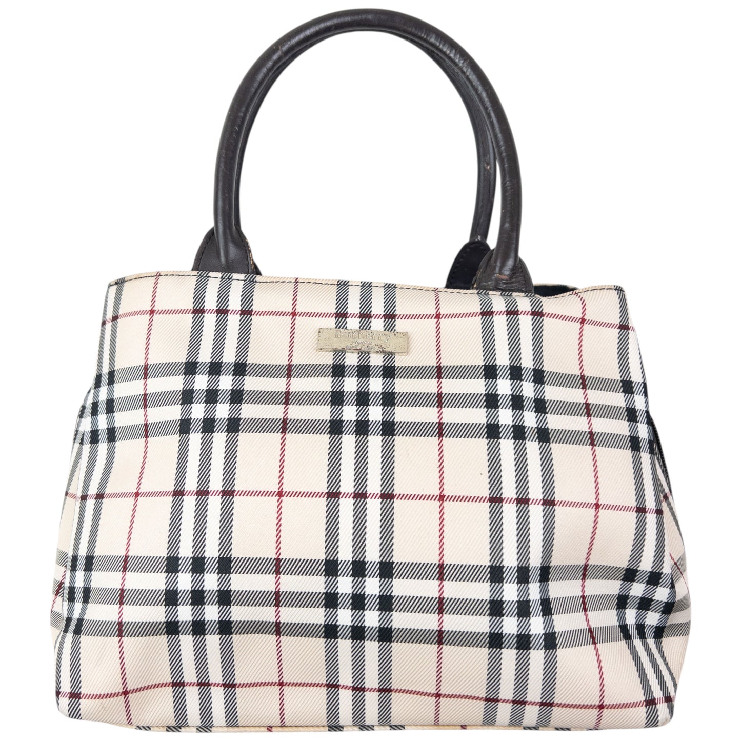 Vintage 2000s Burberry Blue Label Nova Check Handbag