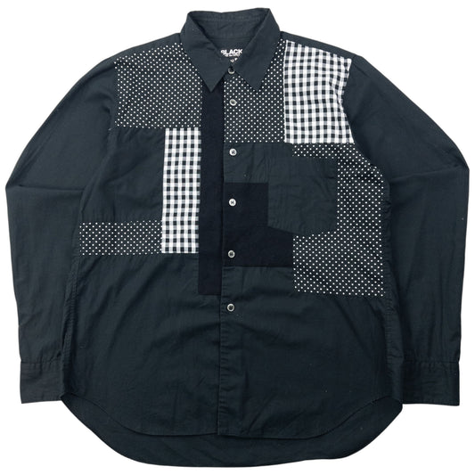 2012 Comme Des Garçons BLACK Long Sleeve Button Up Shirt Size M