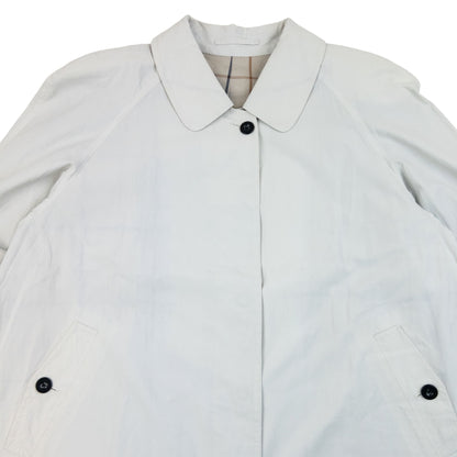 Vintage 90s Burberry Button Up Trench Jacket Womens Size XL