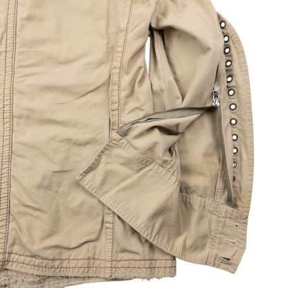 Vintage 2000s Marithe + Francois Girbaud Button Up Eyelet Jacket Womens Size L