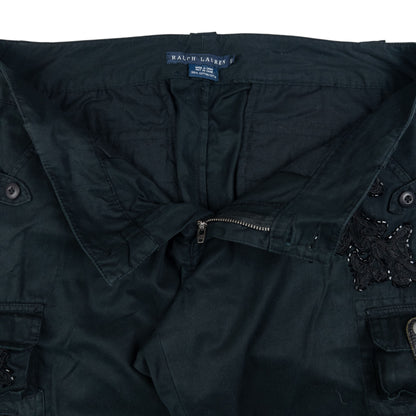 Vintage Ralph Lauren Beaded Cargo Trousers Womens Size W34