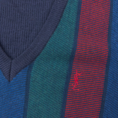 Vintage 90s YSL Yves Saint Laurent Striped Jumper Size S
