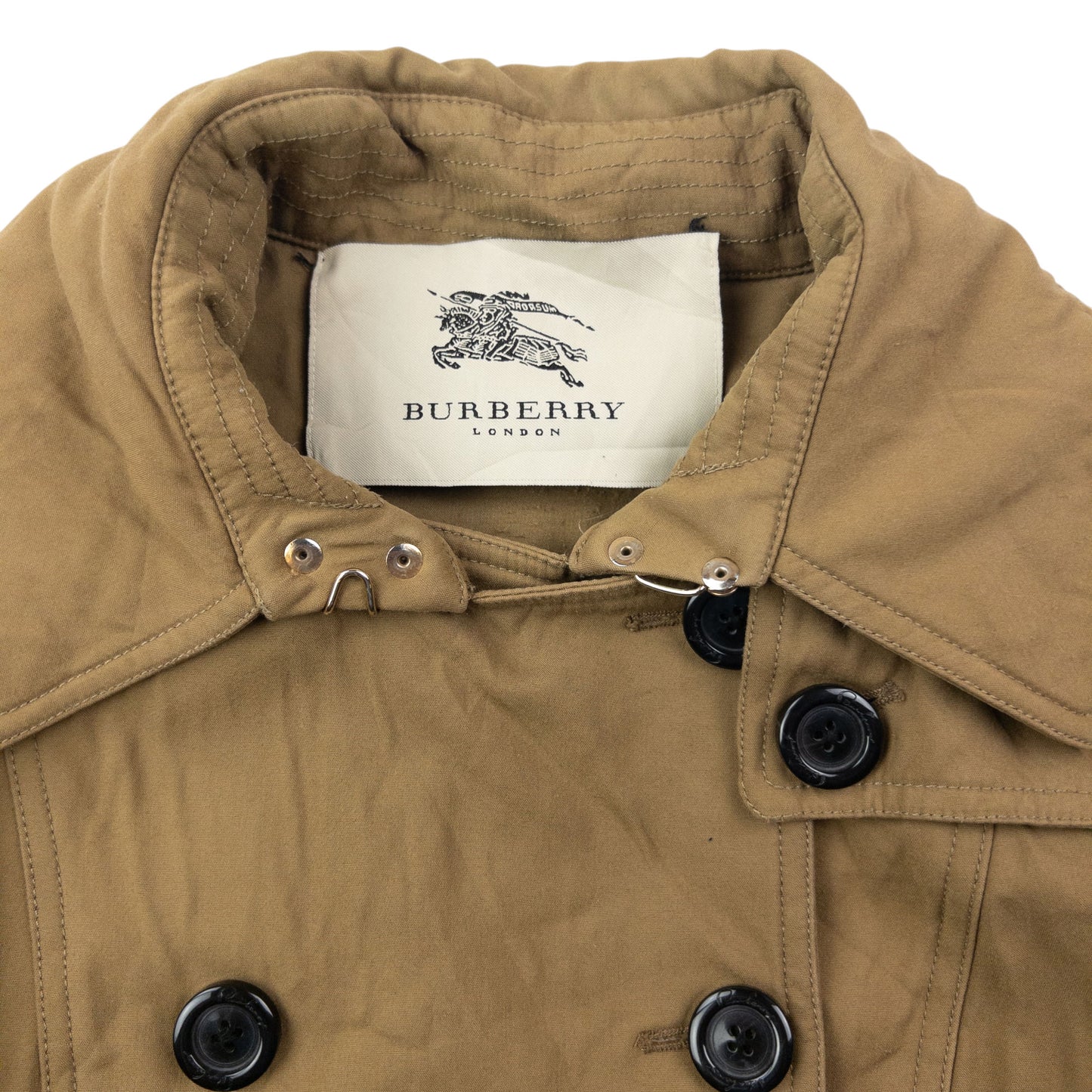 Vintage 2000s Burberry Belt Waist Trench Jacket Womens Size S