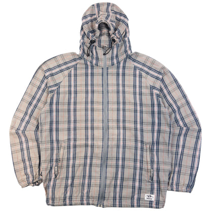 Vintage 2000s Stussy Checkered Zip Up Jacket Size L
