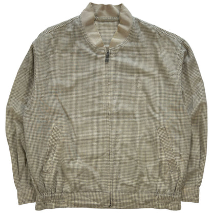 Vintage YSL Yves Saint Laurent Check Bomber Jacket Size XL