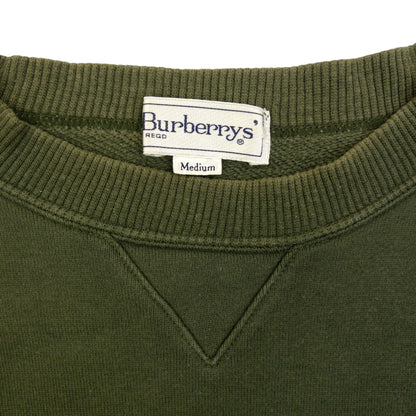 Vintage 90s Burberry Embroidered Sweatshirt Size XS