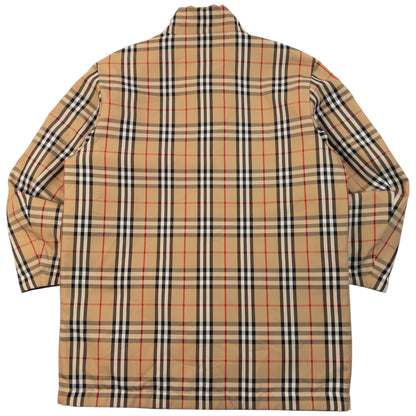 Vintage 90s Burberry Nova Check Quilted Reversible Jacket Size M