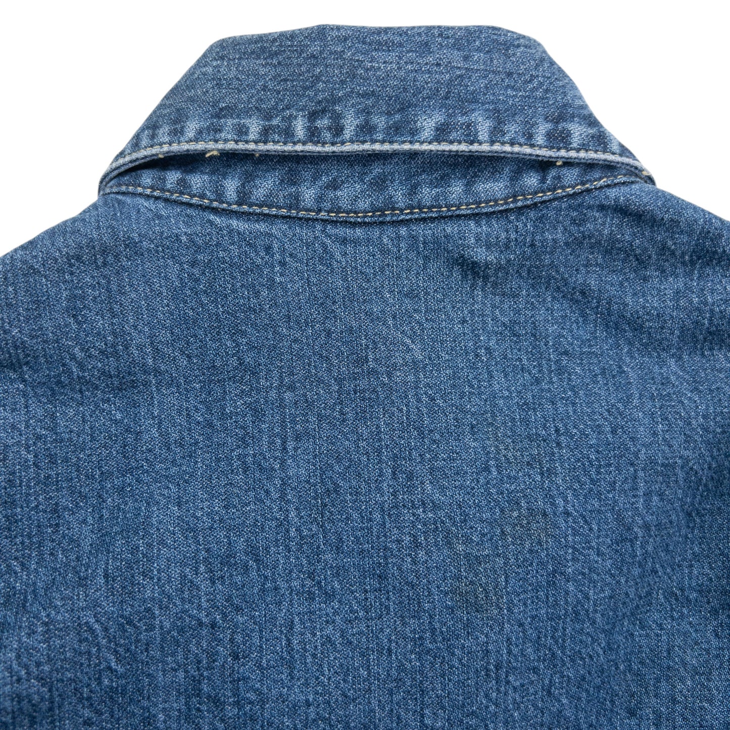 Vintage 2000s Burberry Button Up Denim Jacket Size M
