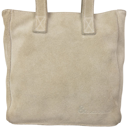 Vintage 2000s Dolce & Gabbana Suede Shoulder Bag