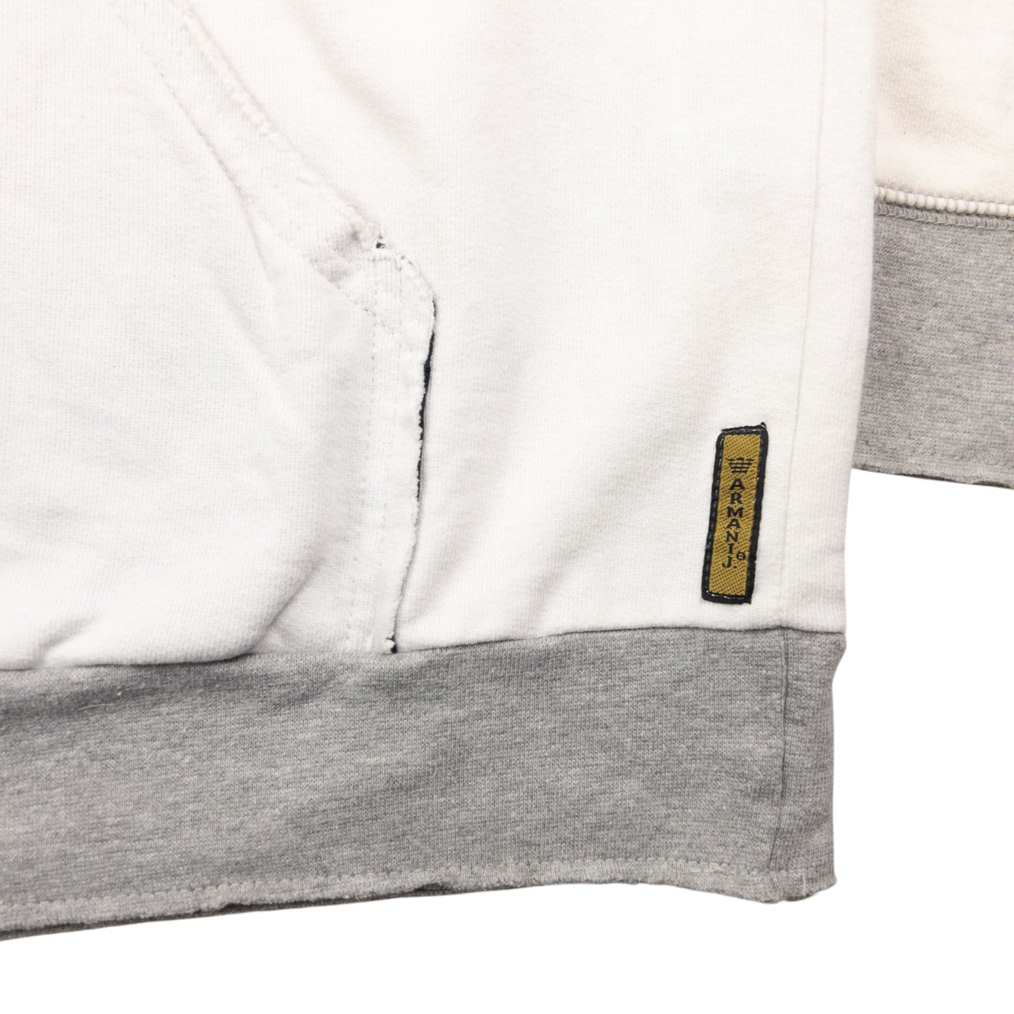 Vintage Armani Jeans Q Zip Sweatshirt Size XL