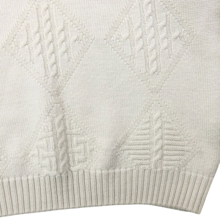 Vintage 90s Burberry Embroidered Wool Knit Jumper Womens Size S