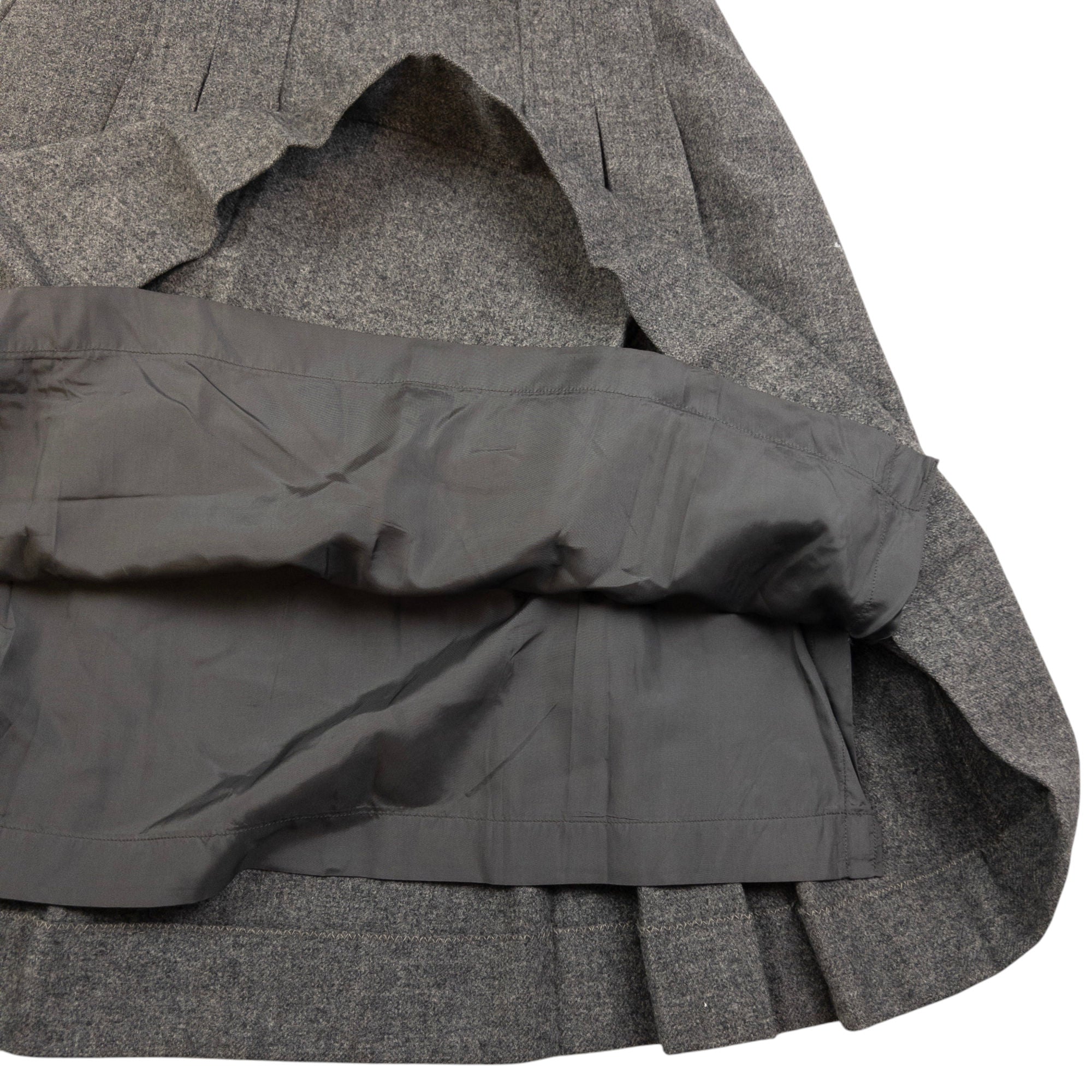 Vintage Burberry Irish Tweed Pleated Wool Skirt Womens Size W24