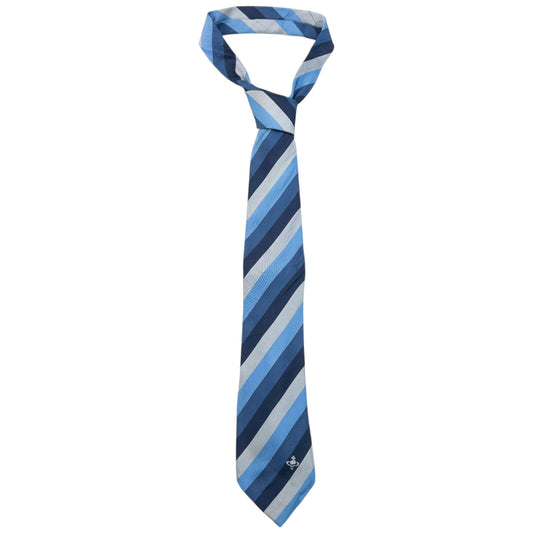 Vintage 90s Vivienne Westwood Striped Silk Tie