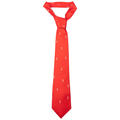 Vintage 80s YSL Yves Saint Laurent Monogram Silk Tie