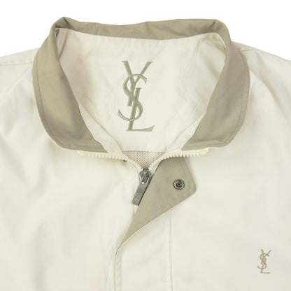 Vintage 90s YSL Yves Saint Laurent Harrington Jacket Size XL