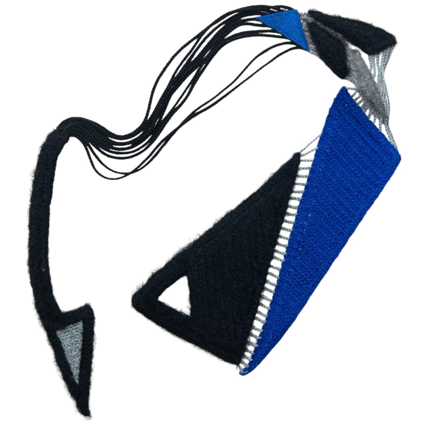 Vintage 2000s Issey Miyake Wool Collar Necklace