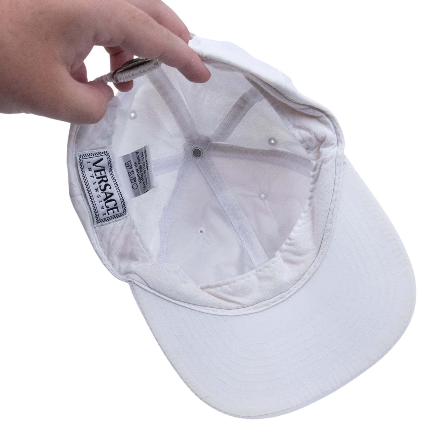Vintage 2000s Versace Intensive Embroidered Hat