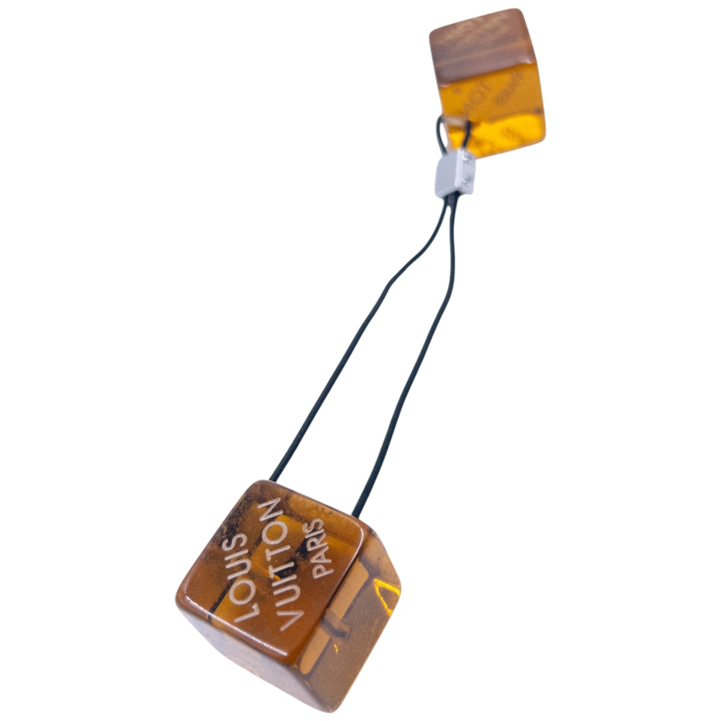 Vintage Louis Vuitton Clear Cube Hair Tie