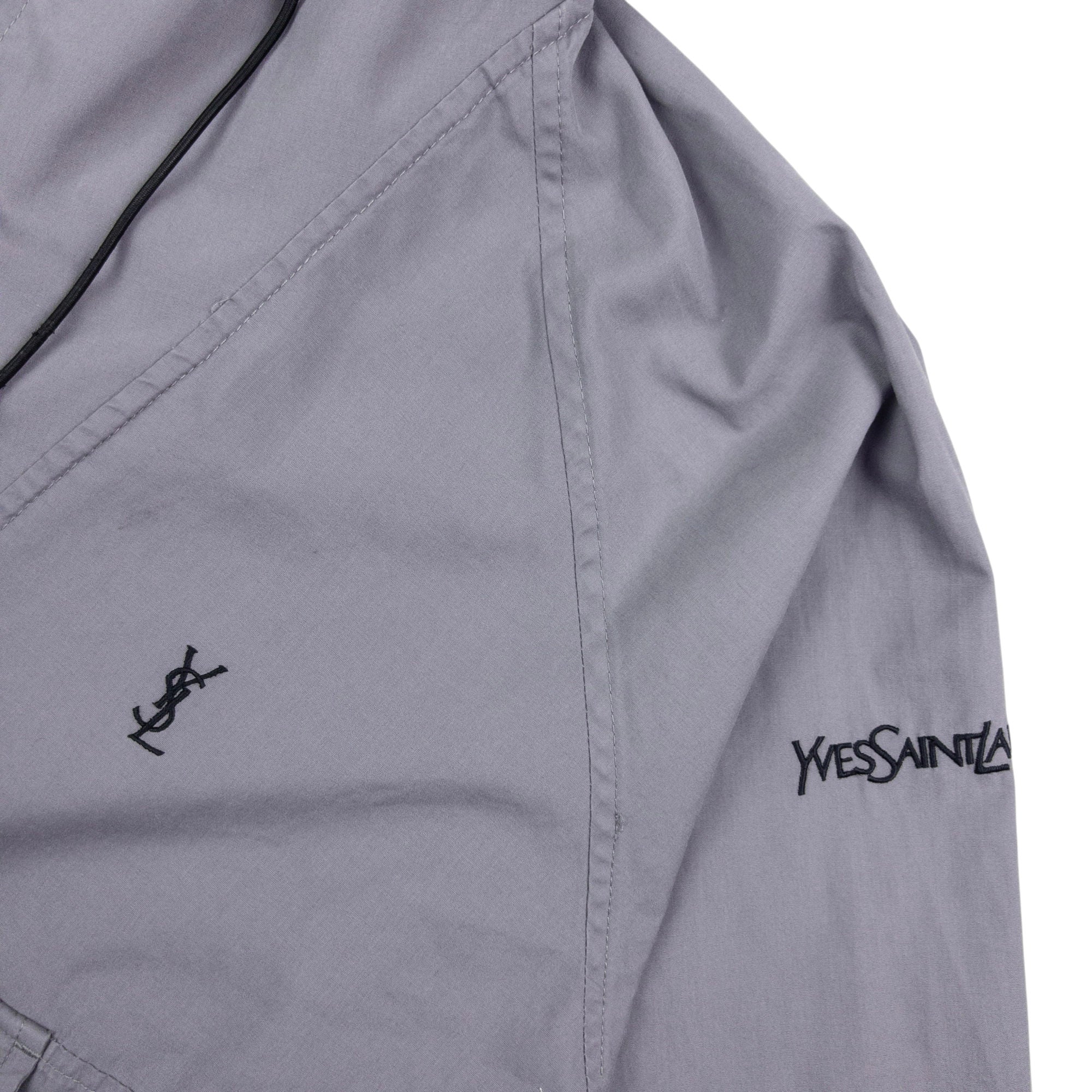 Vintage YSL Yves Saint Laurent Half Zip Jacket Size XL