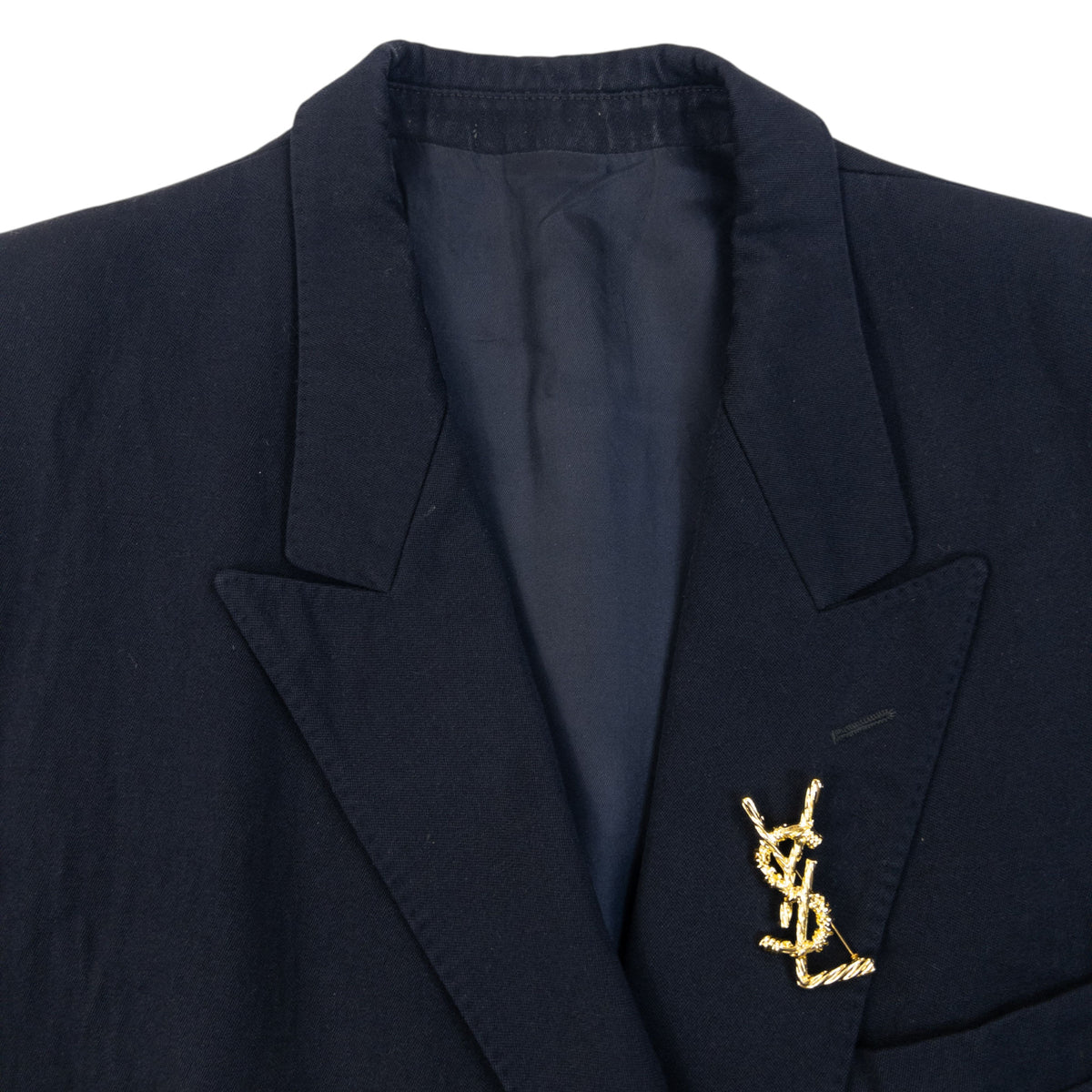 Vintage 80s YSL Yves Saint Laurent Blazer Jacket Womens Size XL