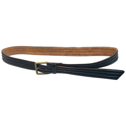 Vintage 90s Issey Miyake Leather Belt Size S