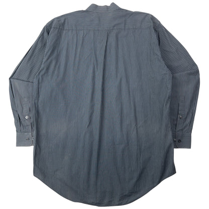 Vintage 90s Issey Miyake Striped Long Sleeve Button Up Shirt Size L
