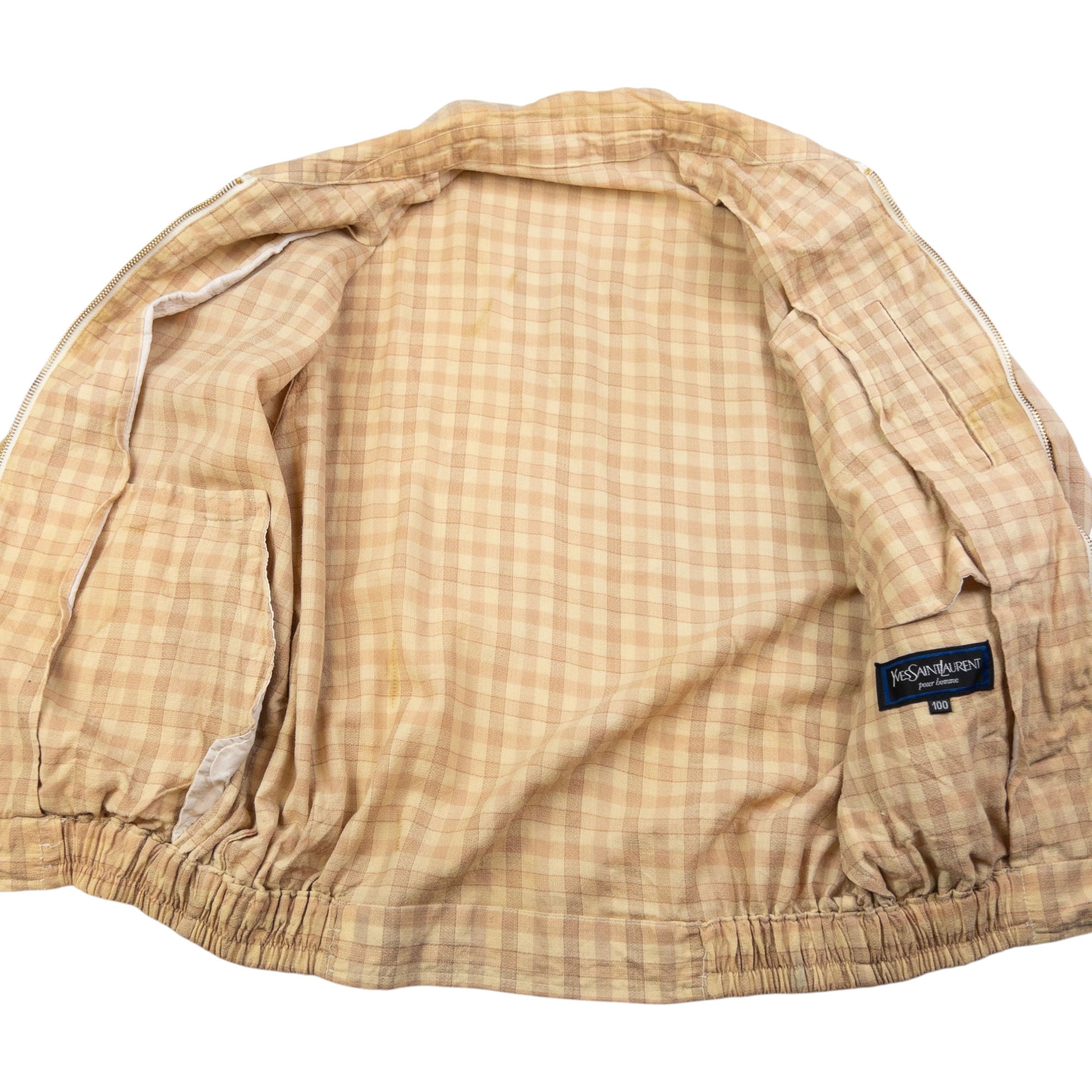 Vintage YSL Yves Saint Laurent Harrington Jacket Size XS