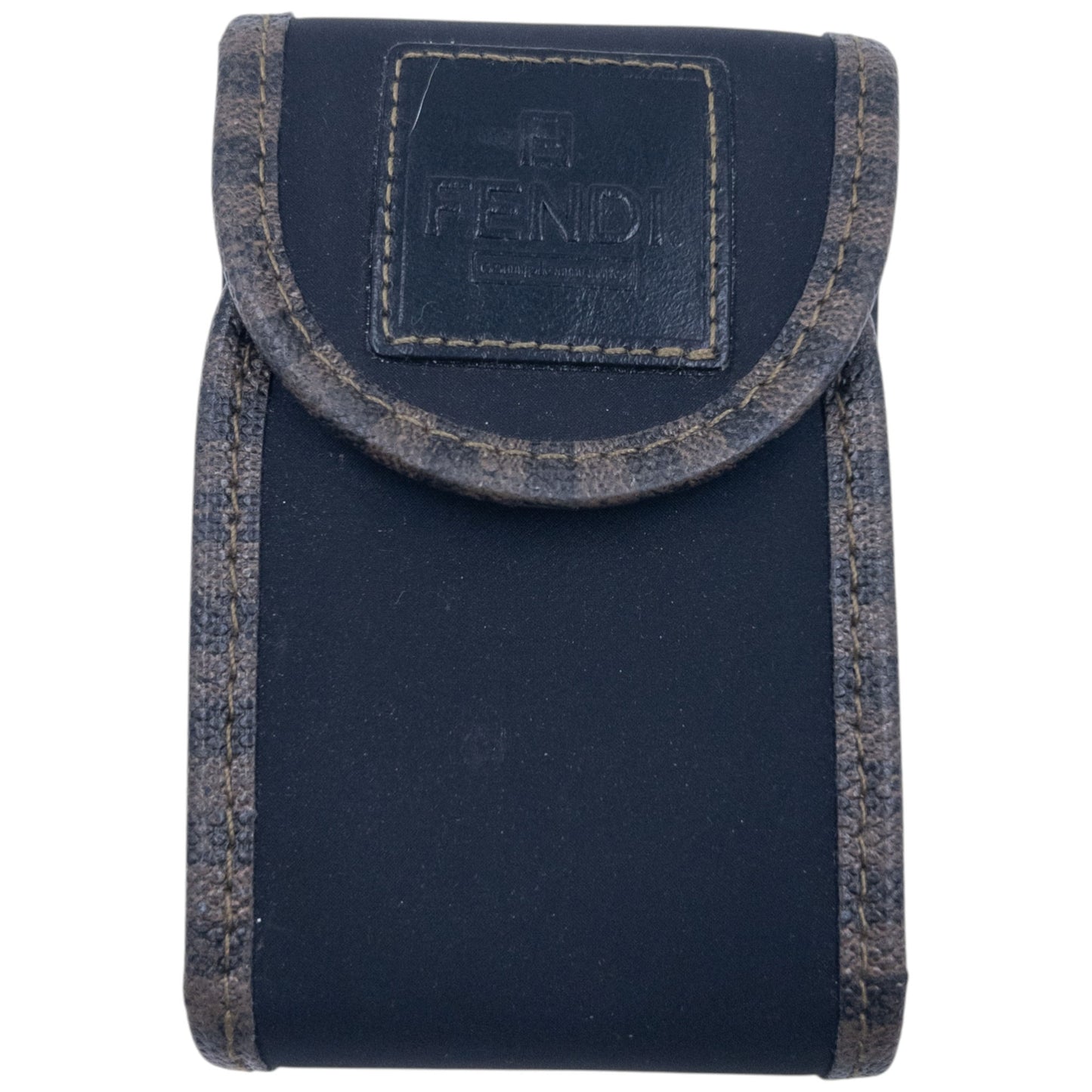 Vintage 80s Fendi Leather Cigarette Case